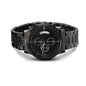 Customizable Engraved Black Chronograph Watch with your personal message