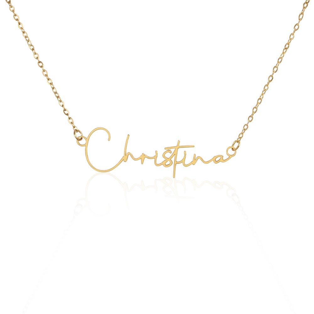 Custome-Made Personalized Name Necklace (without message card)