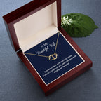 Everlasting Love Solid Gold Necklace with Diamonds