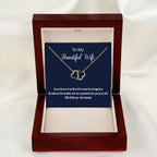 Everlasting Love Solid Gold Necklace with Diamonds