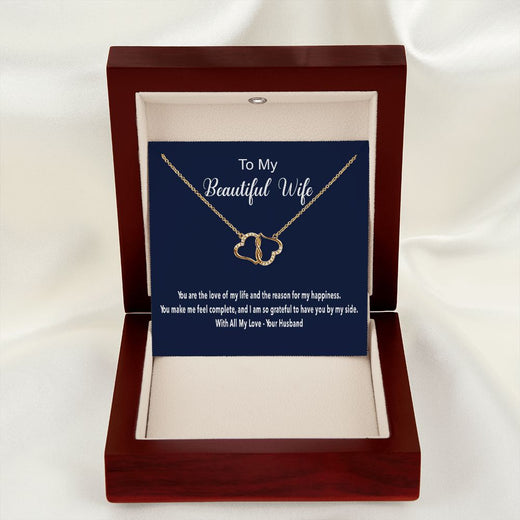 Everlasting Love Solid Gold Necklace with Diamonds