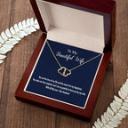 Everlasting Love Solid Gold Necklace with Diamonds