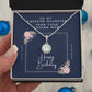Happy Birthday - From Mom to Daughter - Eternal Hope Necklace