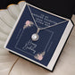 Happy Birthday - From Mom to Daughter - Eternal Hope Necklace