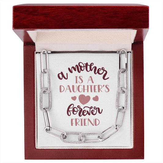 Any Time Gift - From Daughter to Mother - Forever Linked Necklace