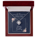 Mom to Daughter Happy Birthday - Love Knot Necklace