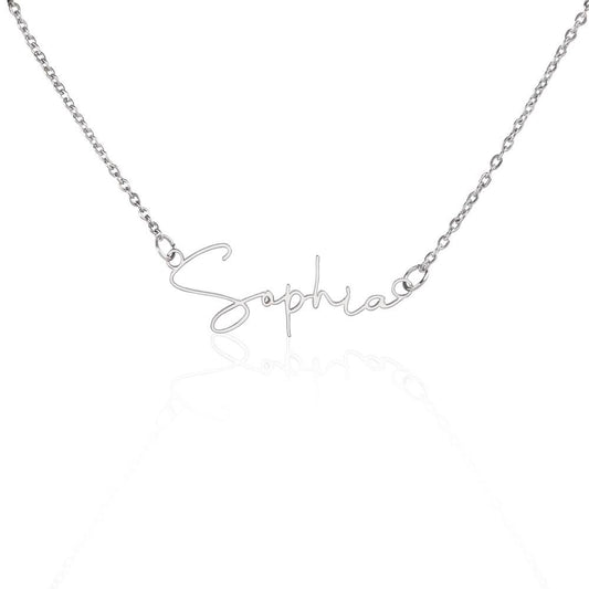 Custome-Made Personalized Name Necklace (without message card)